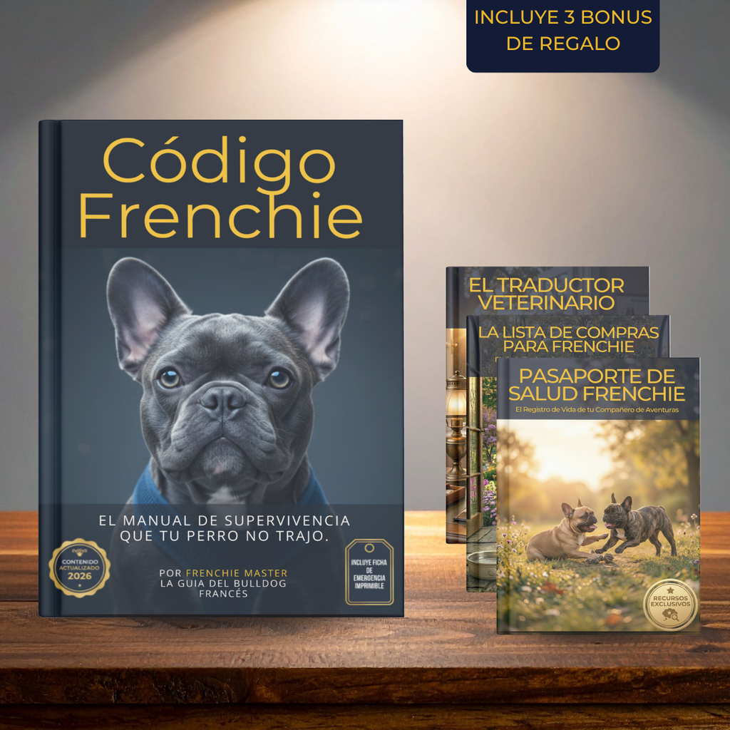Código Frenchie (Guía de Salud y supervivencia + 3 Bonus de regalo)