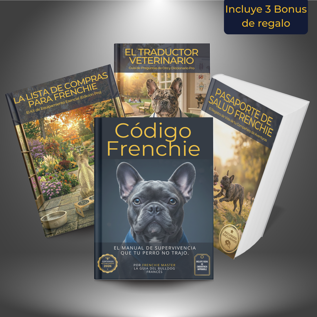 Código Frenchie (Guía de Salud y supervivencia + 3 Bonus de regalo)